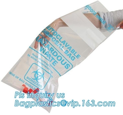 Hospital Rubbish Bag, Healthcare supplies, clinic waste disposal Hazardous Waste Yellow Plastic Bag Asbestos Garbage Bag