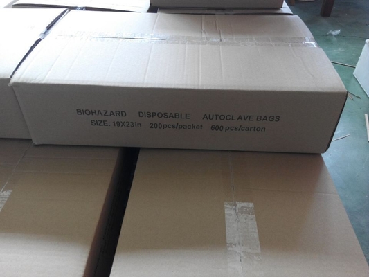 Infectious Medical Waste Bags Biohazard Waste Bags - Disposable Infectious Safety Bag, Autoclavable, Puncture Resistant