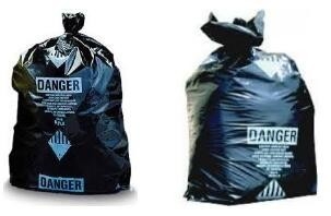 Environment Friendly Industrial Autoclavable Biohazard Bags, Biohazard Bag Holder, Disposable Infectious Safety Bag