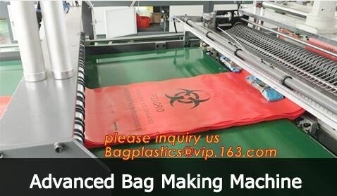 Clear / Yellow LDPE Asbestos Removal Bags, PE Asbestos bags for sand and gravel, disposable plastic yellow poly asbestos