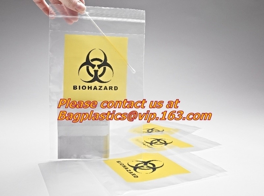 Biodegradable Biohazard Specimen Bag, Biohazard Specimen Transport Bag, Medical Grade Laboratory Specimen Bag, bagplasti