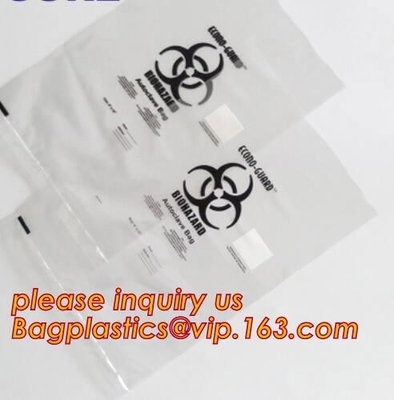 Professional Customized Medical Lab Hospital Kangaroo k Bag Yellow Specimen Collection Plastic, bagplastics, pac