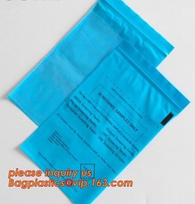 wholesale custom printed ldpe k kangaroo pouch plastic zipper bag zip lock biohazard specimen bags with pocket