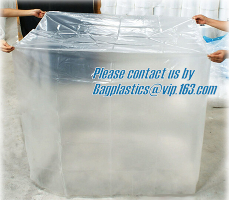 Pallet Covers on a Roll - Clear and Black, Poly Sheeting | Pallet Covers & Plastic Sheets, Shipping Boxes, Shipping Supp