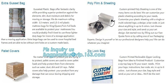 Chair Cover Mattress Moving Bag Furniture Cover, Disposable & Waterproof Plastic mattress cover with Mattress protectors