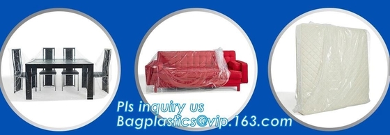 Chair Cover Mattress Moving Bag Furniture Cover, Disposable & Waterproof Plastic mattress cover with Mattress protectors