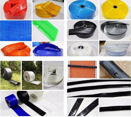 HDPE layflat braided hose pipe Lay-Flat Poly Tubing on Rolls, Conudctive Poly Tubing on Rolls Antistatic Poly Tubing