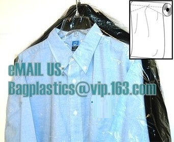 Clear Poly Laundry Plastic Roll Dry Cleaning Bags For Packing Shirts, Dresses, Transparent garment apparel Dry Cleaning