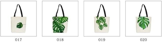 Recycle Black Cotton Tote Canvas Shopping Bag Handle Bag,Customized Large Recycled Cotton Handle Beach Grocery Tote Bag