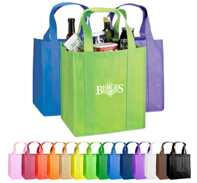 STRIPED GROCERY TOTE, paper boxes, paper packaging bags, stickers, notebooks, sticky notes, party decoration, greeting c