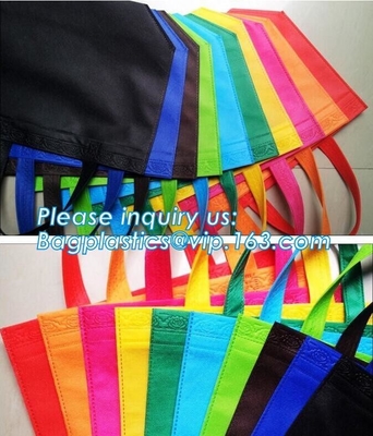 wholesale fashion 38*42*10cm 80gsm 100% pp non woven bag with handle, gusset and bottom, Promotional Custom Logo Printed