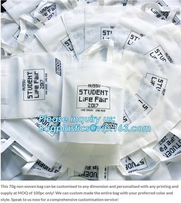 factory customized wholesale non woven bag/fancy non woven bag/eco bag non woven, bag zipper pp non woven bag zipper bag