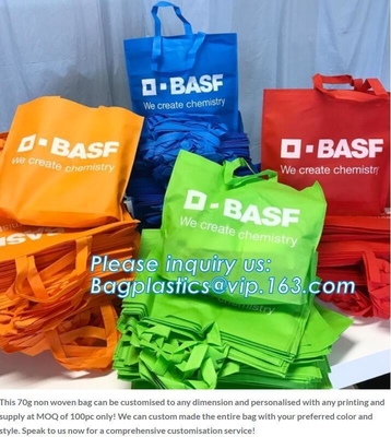 customized nice quality non-woven shopping bag custom logo non woven bag, Promotional pp coated custom printed recycled