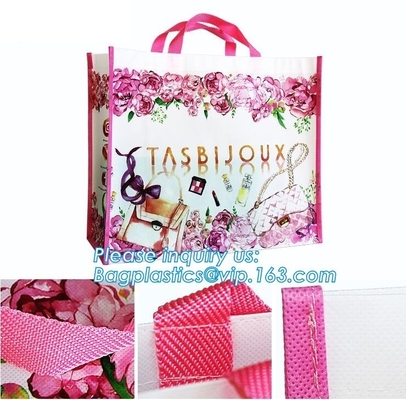 Hot sale low cost promotional bag PP non woven bag folded into a wallet, Promotional foldable non woven bag for shopping