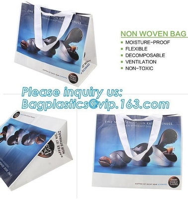 Logo printing OEM non woven bag with screen print, Reusable non woven polypropylene bag pp non woven bag, company, llc