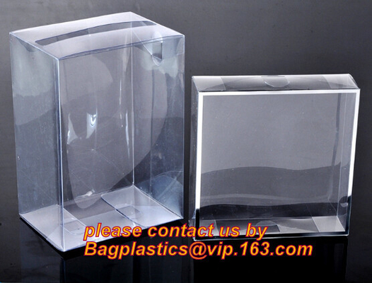 Eco friendly Gift Box Square Containers Transparent Packing Box Party Favors, Wedding, Birthday, Thanksgiving, Halloween