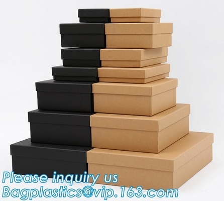 Paper Costume Packaging Box Custom Luxury Carton Jewellery Paper Gift Packaging Box With Ribbon
