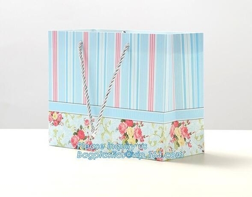Luxury Retail Carrier Paper Shopping Packaging Bag for Clothes,Eco-friendly custom printing luxury paper wine carrier ba