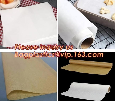 Household Silicone Coated Or Uncoated Vegetable Parchment Baking Paper With Aluminum Foil Roll And Sheet