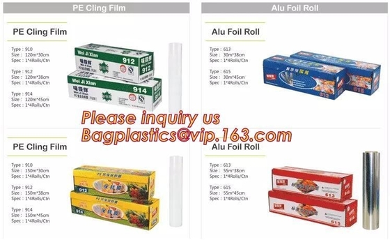 Compostable Biodegradable Corn PLA Foil Roll Wrap Film, PVC Cling Film, Fresh Food Wrap Cover, Food Wrap PE Cling Film